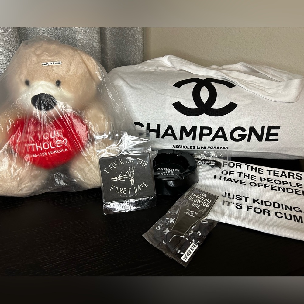 ASSHOLES LIVE FOREVER TOTE BUNDLE